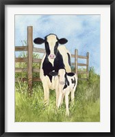 Farm Family Cows Fine Art Print