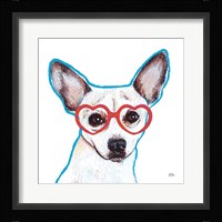 Bespectacled Pet I Framed Print