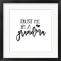 Grandma Inspiration I Framed Print