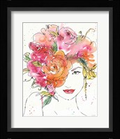 Floral Figures IV Framed Print