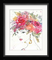 Floral Figures II Framed Print