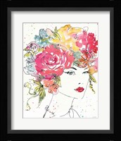 Floral Figures I Framed Print
