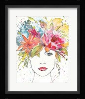 Floral Figures III Framed Print