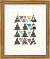 Triangles with Border Fine Art Print