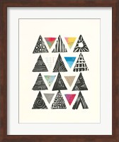 Triangles with Border Fine Art Print