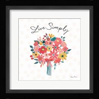 Bright Petals III Framed Print