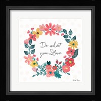 Bright Petals V Framed Print