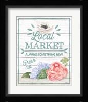 Pastel Flower Market V Framed Print