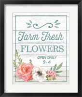 Pastel Flower Market IV Framed Print