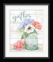 Pastel Flower Market III Framed Print