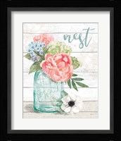 Pastel Flower Market II Framed Print