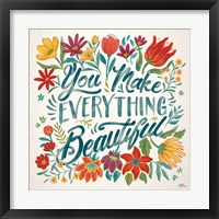 Happy Thoughts V Framed Print