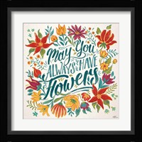 Happy Thoughts IV Framed Print