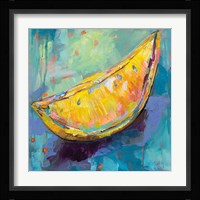 Lemon Wedge Framed Print