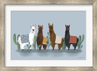 Delightful Alpacas V Fine Art Print