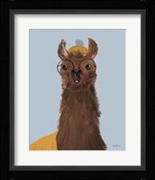Delightful Alpacas III Framed Print