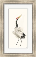 Scroll Crane I Warm Fine Art Print