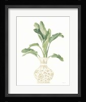 Palm Chinoiserie I Sage Framed Print