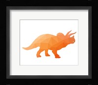 Geo Dinosaur III Framed Print