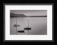 Bellingham Bay BW Framed Print