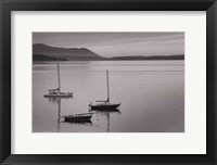 Bellingham Bay BW Framed Print