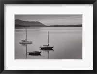 Bellingham Bay BW Framed Print