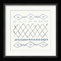 Nordic Vibes IV Blue Framed Print
