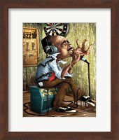 Bluesman Harmonica Fine Art Print