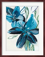 Flowers of Azure II Fine Art Print