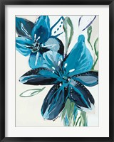 Flowers of Azure II Fine Art Print