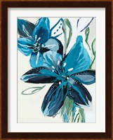Flowers of Azure II Fine Art Print