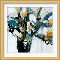 Blooms in Shamrock Grey Fine Art Print