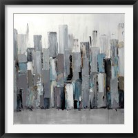 Blue Plaza Fine Art Print
