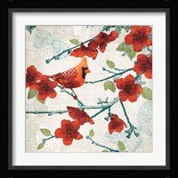 Birds and Butterflies IV Framed Print