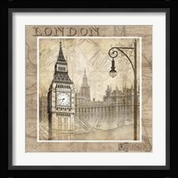 London Calling Framed Print