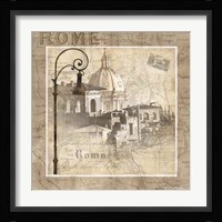When in Rome Framed Print