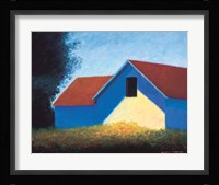 Behind Berry Bushes Fine Art Print