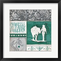 Cowgirl Forever Framed Print