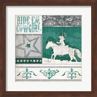 Ride 'Em Cowgirl Fine Art Print