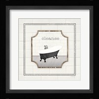 Bath Cleanse Framed Print