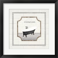Bath Cleanse Framed Print
