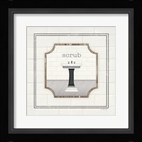 Sink Scrub Framed Print