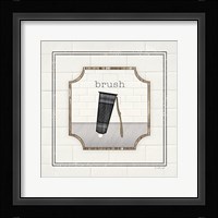 Toothbrush Brush Framed Print