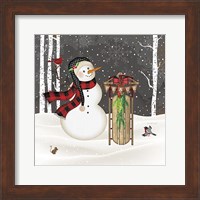 Peace Snowman Fine Art Print