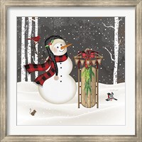 Peace Snowman Fine Art Print