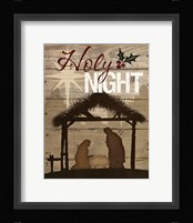 Holy Night Nativity Fine Art Print