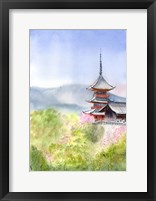 Asian Landscape I Framed Print