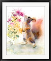 Sniffing Squirrel Fine Art Print