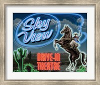 Skyview Drive In II Fine Art Print