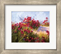 Red Poppies and Wild Flowers Fine Art Print